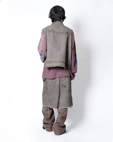 【KAMIYA】<br>BORO Duck Vest