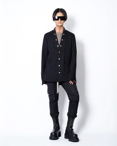 【RICK OWENS】<br>LARRY FOGPOCKET SHIRT -WT-
