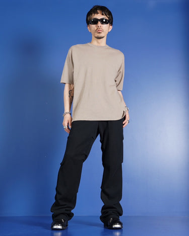 【BATONER】<br>32G CHOMA SMOOTH<br>KNIT TEE