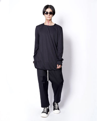 【prasthana】<br>基層 long sleeve_01 (polyesther/polyurethane tech rib jeasey)