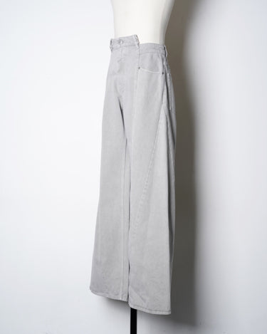 【Maison Margiela 1,10】<br>BIAS CUT<br>WIDE FLARE DENIM PANTS (UNISEX)