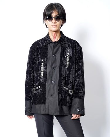 【TOGA ARCHIVES】<br>CRUSHED VELVET BLOUSON
