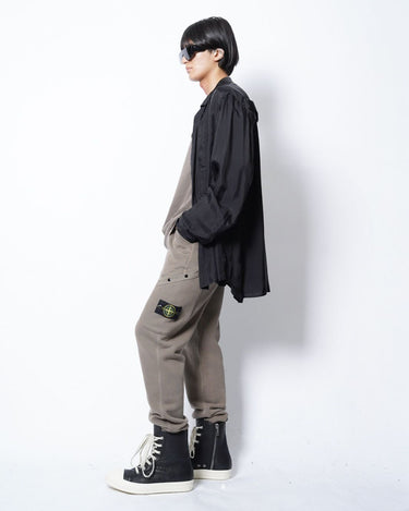 【STONE ISLAND】 <br>ORGANIC COTTON CARGO RIB PANTS (811561141)