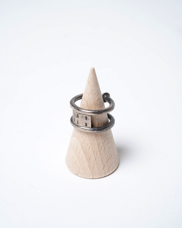 GUIDI(グイディ) --G-AN11- DOUBLE NAILS RING-Amanojak. GUIDI(グイディ) --G-AN11- DOUBLE NAILS RING-Amanojak.