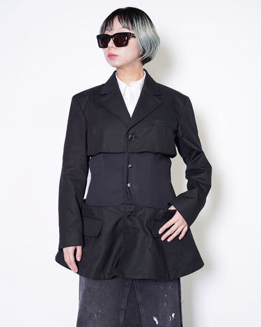 【TOGA ARCHIVES】<br>Ribbed waist jacket