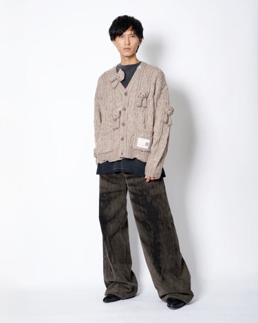 9.18(fri) 0:00 Launch<br>【Maison MIHARA YASUHIRO】<br>× PINK HOUSE BEARS KNIT CARDIGAN