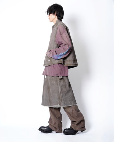 【KAMIYA】<br>BORO Duck Vest