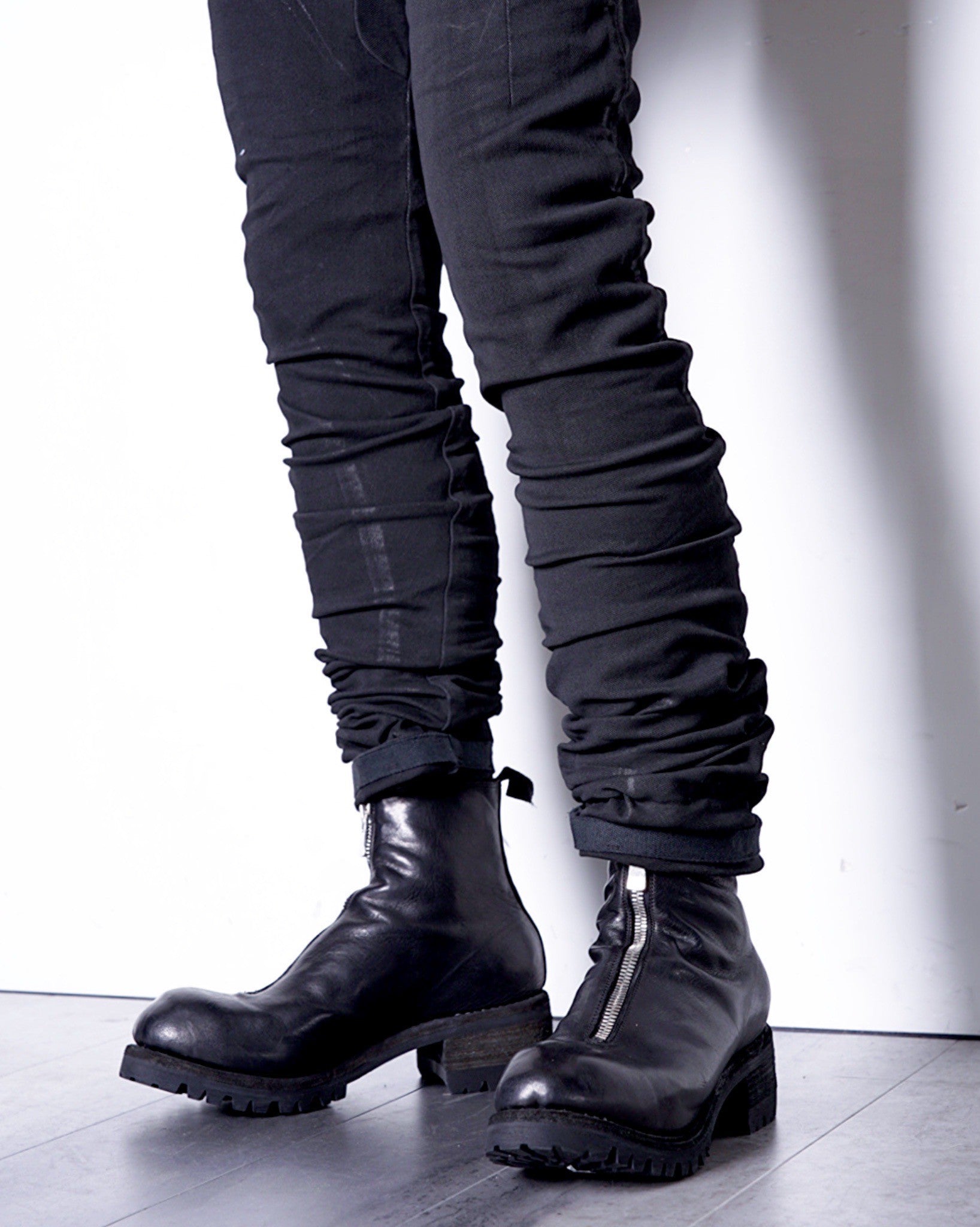 GUIDI(グイディ) - -PL1V- FRONT ZIP BOOTS HORSE FULL GRAIN