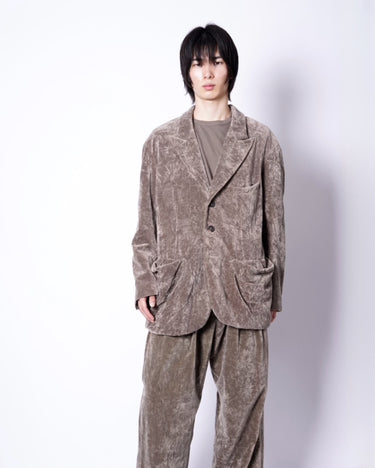 【ZIGGY CHEN】<br>VELVET THREE BUTTON BLAZER