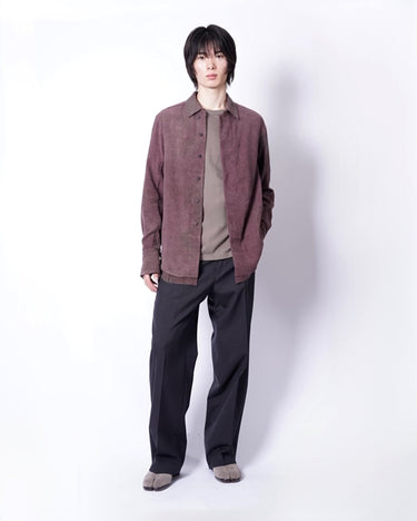 【ZIGGY CHEN】<br>CONCEALED BUTTON SHIRT