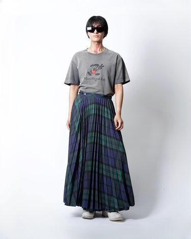 [Masu]<br>PLEATED WRAP SKIRT