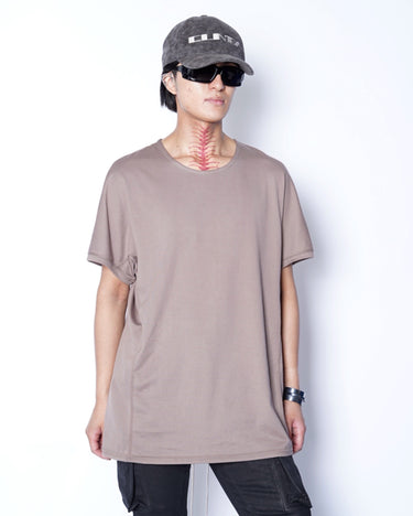 【prasthana】<br>FLUX ARM 3 T-SHIRT (SUVIN/GIZA)