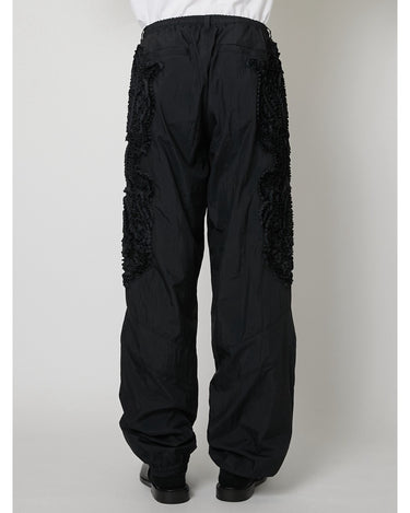 27SS予約受付中<br>【TAAKK】<br>SCULPTURAL Embroidered Windbreaker Pants