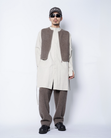 【walenode】<br>INNOCENT YAK ZIP UP VEST