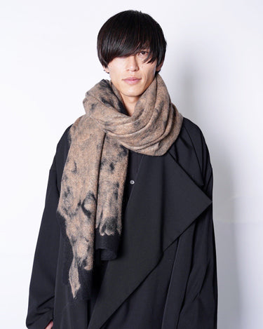 【SILVANA MANETTI】<br>"PEGASO" BLANKET -wool/camel-