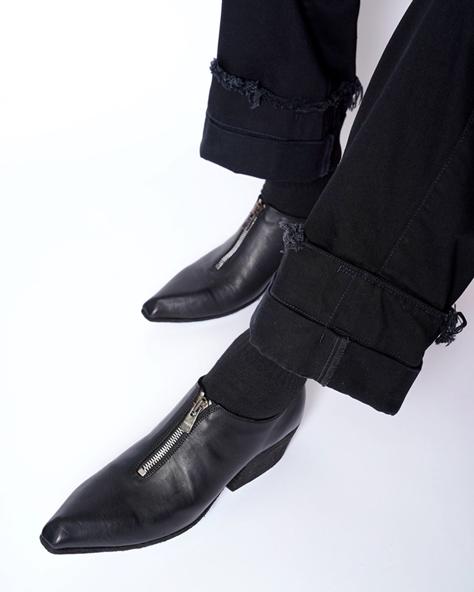 GUIDI(グイディ) - TX00FZ-HORSE FULL GRAINFRONT ZIP POINTED TOE