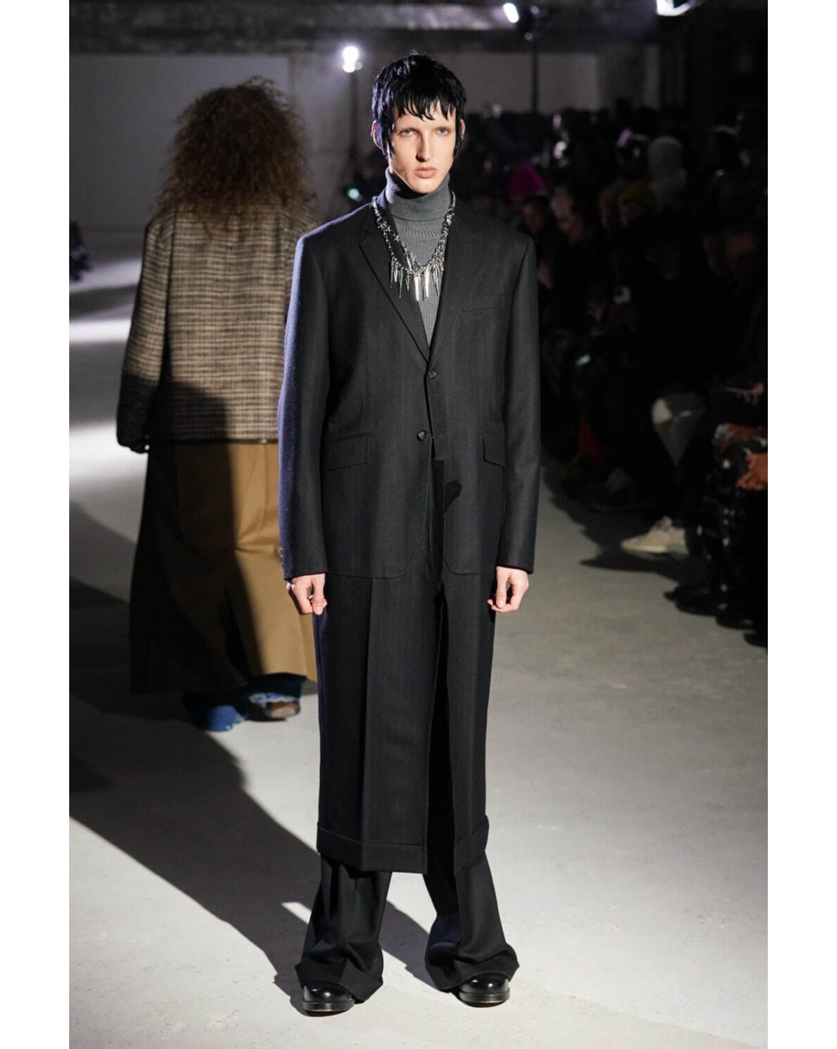 JUNYA WATANABE MAN 24AW ウールエステルツイードシャツ JUNYA WATANABE MAN 24AW ウールエステルツイードシャツ