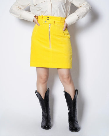 【SATORU SASAKI】<br>DOUBLE-BELTED<br>MINI SKIRT