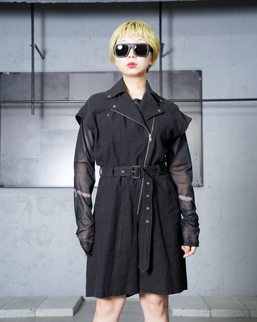 [YOHEI OHNO]<br>GRAPHIC MESH TOP B