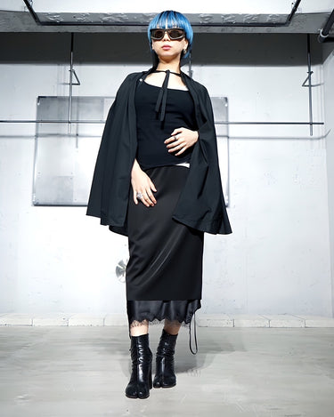 【KEISUKEYOSHIDA】<br>Sim-ple<br>Cape Blouse