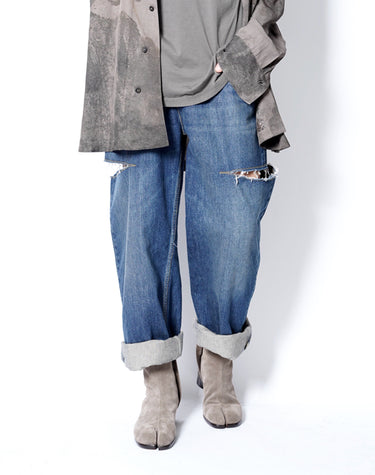 【Maison Margiela 22】<br>SUEDE"TABI" HEEL BOOTS (3cm HEEL)