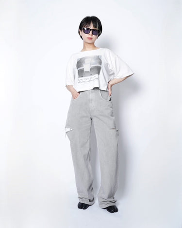 【Maison Margiela 1,10】<br>CUT OUT DENIM PANTS (SELECT SHOP LIMITED COLOR)