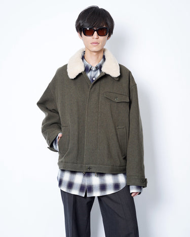 【TOGA ARCHIVES】<br>MELTON BLOUSON