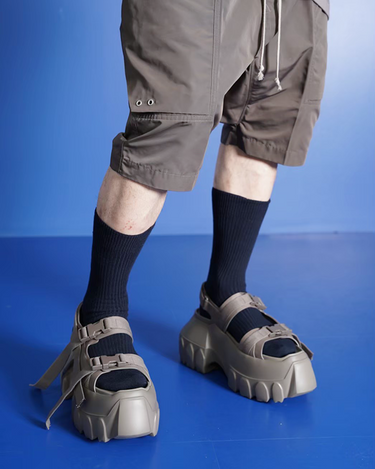 【RICK OWENS】<br>MEGA TRACTOR SANDAL-LOO-