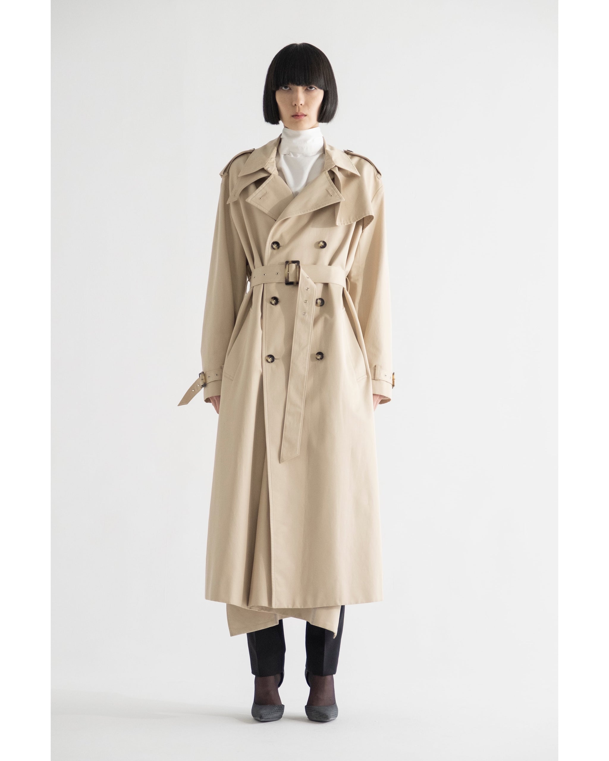 KEISUKEYOSHIDA(ケイスケヨシダ)-CAPE TRENCH COAT-Amanojak