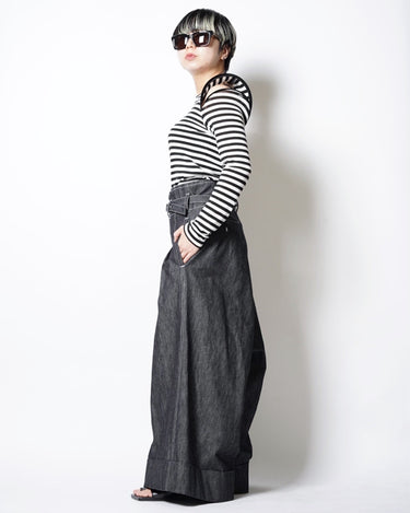 【JUNYA WATANABE】<br>BAGGY FLARE DENIM PANTS