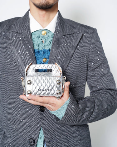 【MASU】<br>LEATHER CAKE BAG PETIT