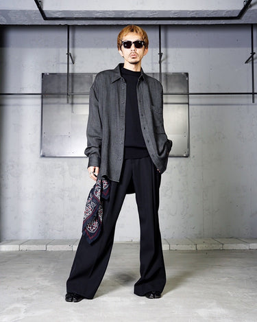 【DESTIN】<br>"ANDREA"<br>WOOL HERRINGBONE SHIRTS