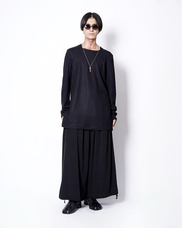 【prasthana】<br>基層 long sleeve_01 (washable wool jersey)