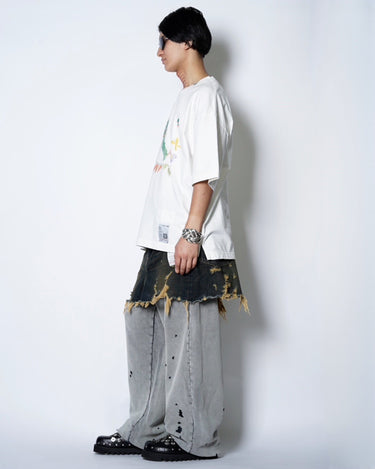 【Maison MIHARA YASUHIRO】<br>LEON KIDS DOODLE TEE