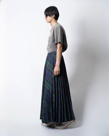 [Masu]<br>PLEATED WRAP SKIRT