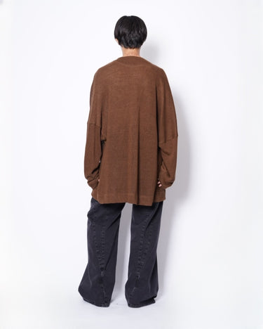 【AVIVA JIFEI XUE】<br>V Neck Knit Smock
