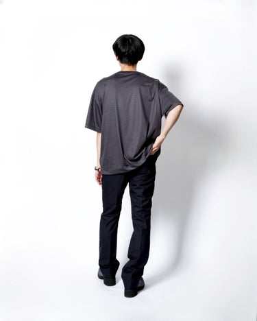 イベント期間限定アイテム<br>(6月27日～7月5日まで)<br>【KANEMASA PHIL】<br>36G Wool SS Tee (CHARCOAL)