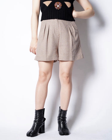 【MAXMARA】<br>"JESSICA"<br>MELANGE PIQUE<br>SHORT PANTS