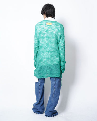 【MM6】<br>SEE THROUGH DAMAGED KNIT