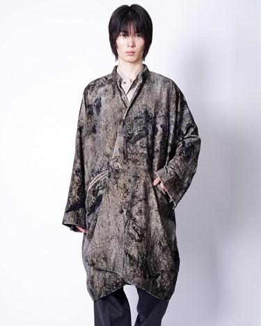 【ZIGGY CHEN】<br>SHAWL COLLAR VELVET COAT