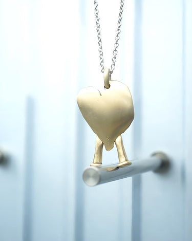 [PARTS OF FOUR]<br> Heart Boy Necklace (Z2430-1-MR+MA) Brass