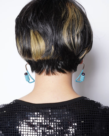 【TOGA ARCHIVES】<br>Metal stone pierced earrings