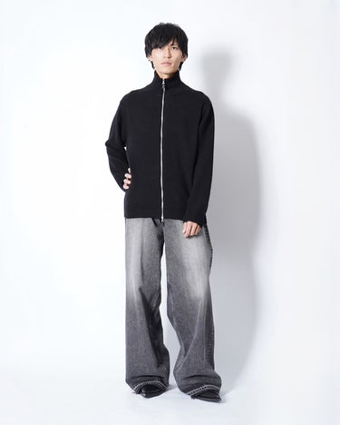 【BATONER】<br>MIDDLE WEIGHT INNOCENT CASHMERE DRIVERS KNIT