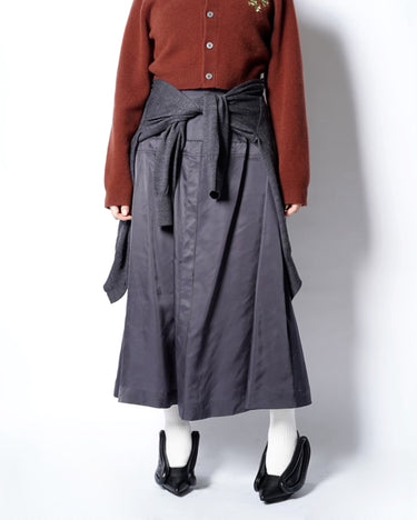 【TOGA ARCHIVES】<br>KNIT DOCKING SKIRT
