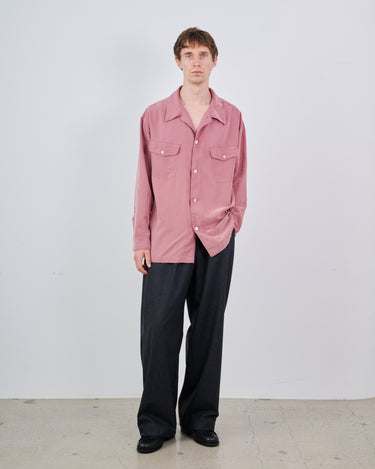 イベント期間限定アイテム<br>(9月19日～27日まで)<br>【ANTHEM A】<br>POWDERY FADE POPLIN OPEN COLLAR SHIRTS