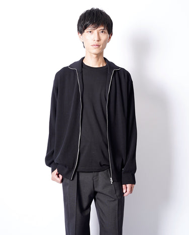 【BATONER】<br>HARD TWIST WOOLRIB DRIVERS KNIT