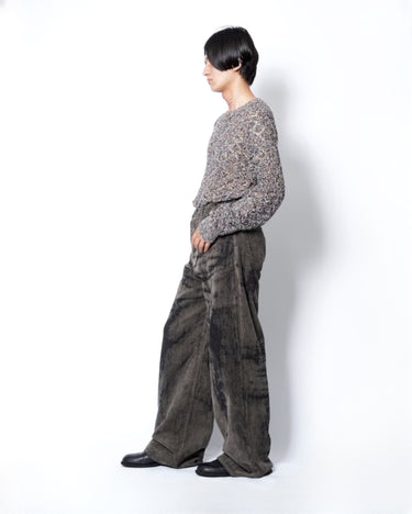 【TAAKK】<br>MOLE DENIM WIDE PANTS