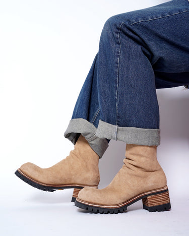 【GUIDI】<br>-9086V- HORSE REVERSE BACK ZIP BOOTS