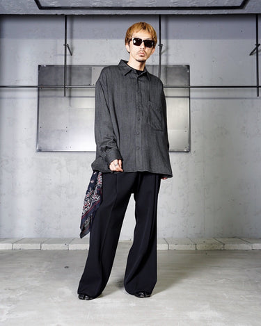 【DESTIN】<br>"ANDREA"<br>WOOL HERRINGBONE SHIRTS