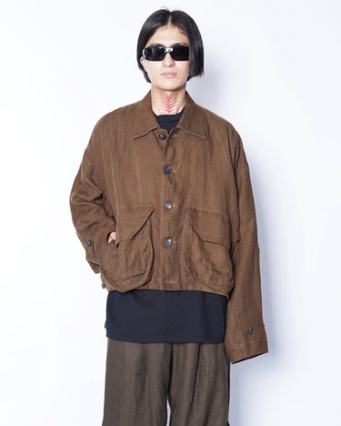 [ZIGGY CHEN]<br>CROPPED WORKERS JACKET